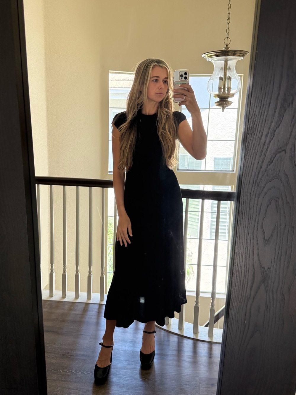 Reformation Gavin Dress in black Sz 4